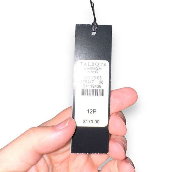 NWT Talbots Petites Navy Wool Jackie Fit Lady Jacket Size 12P - Picture 3 of 11